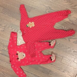 0-3 month holiday onesie